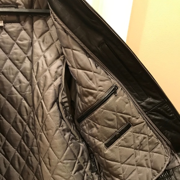 Mens leather coat - Picture 2 of 3